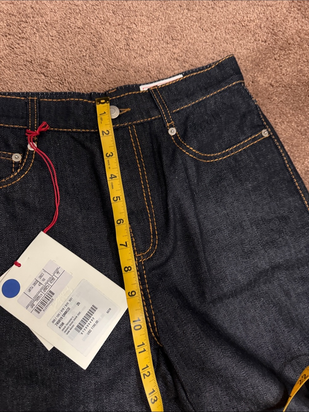 Alexander McQUEEN brand new woman jeans size 25 - Picture 9 of 13